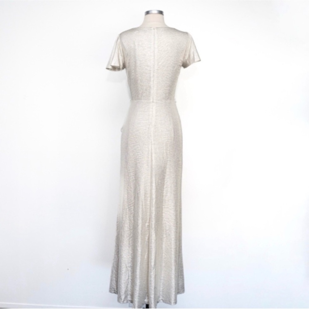 ❌SOLD ❌Ralph Lauren Gold Shimmer Maxi Dress | Size S - Picture 13 of 14
